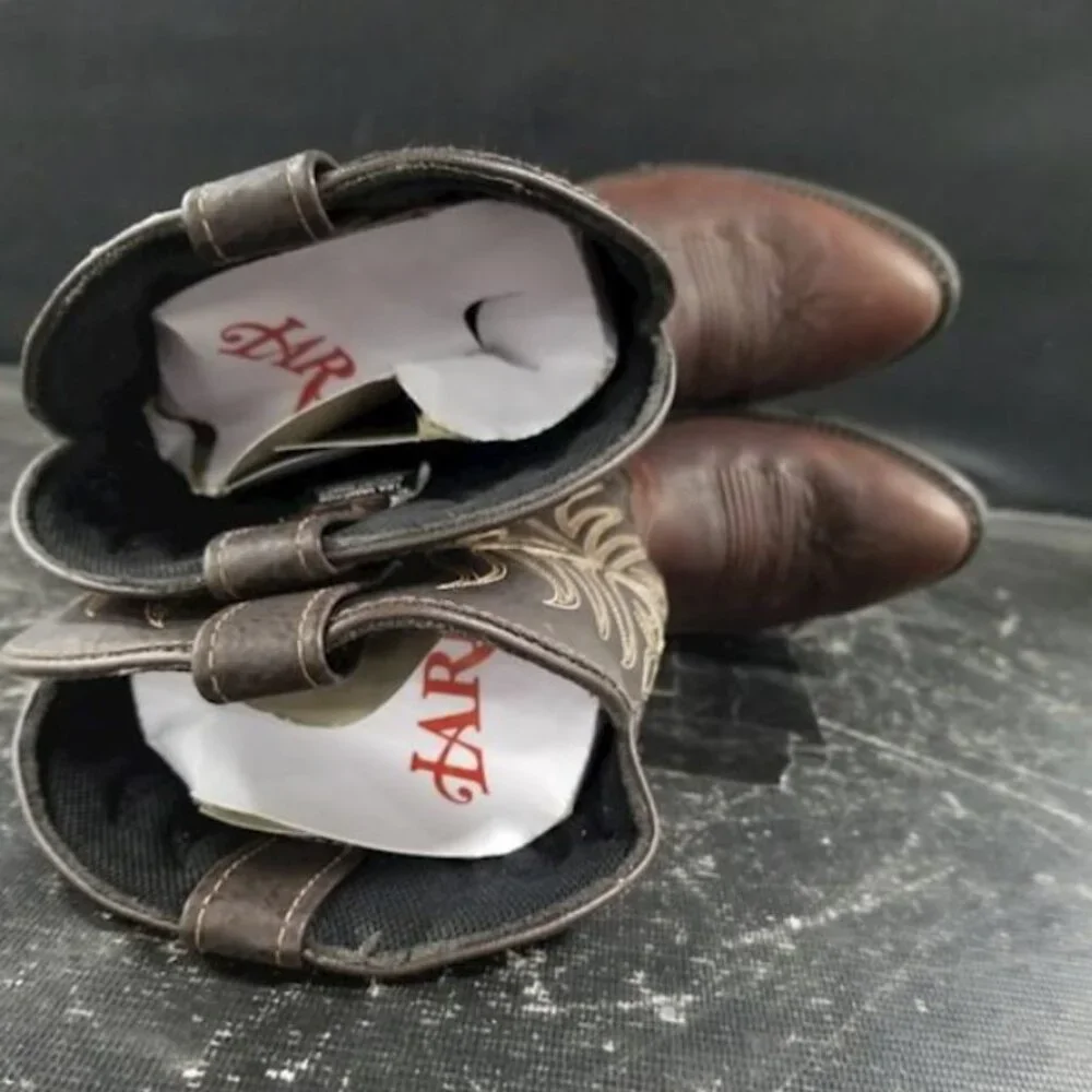 Laredo Womens Kelli 5752 Brown Embroidered Cowgirl Western Boot Size US 7W - Picture 6 of 10